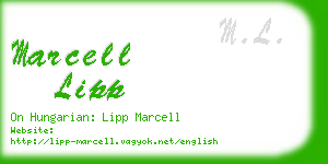 marcell lipp business card